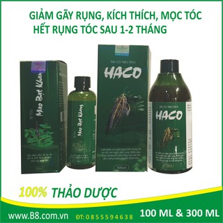 Bộ xịt, Gội HACO - MỌc tóc hiệu quả