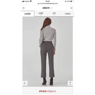 Quần tây Mixxo lưng bảng