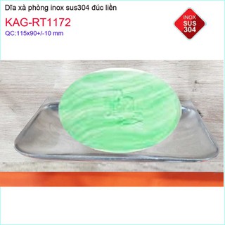 DĨA XÀ PHÒNG INOX KAG-RT1172