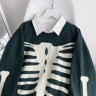 Áo sweater xương ( 100% ảnh thật )