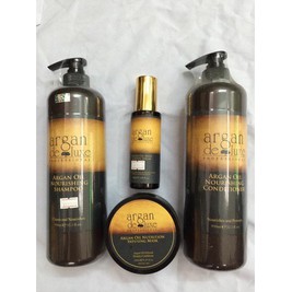 Chính Hãng - Dầu gội xả Argan Deluxe Nourishing Oil Phục Hồi Tóc Hư Tổn 1000ml x 2