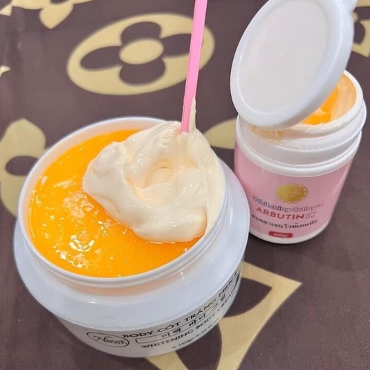 Combo trắng da Body Cốt Men bia + Kích arbutin 3c3