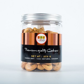 Hạt điều rang muối vỏ lụa nguyên hạt Calinuts 250g