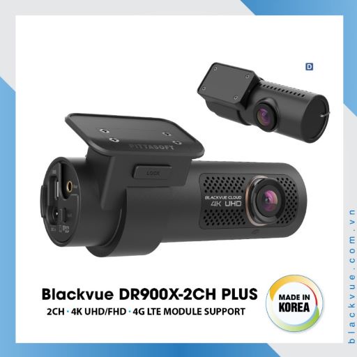 CAMERA HÀNH TRÌNH Ô TÔ CAO CẤP 4K BLACKVUE DR900X-2CH PLUS