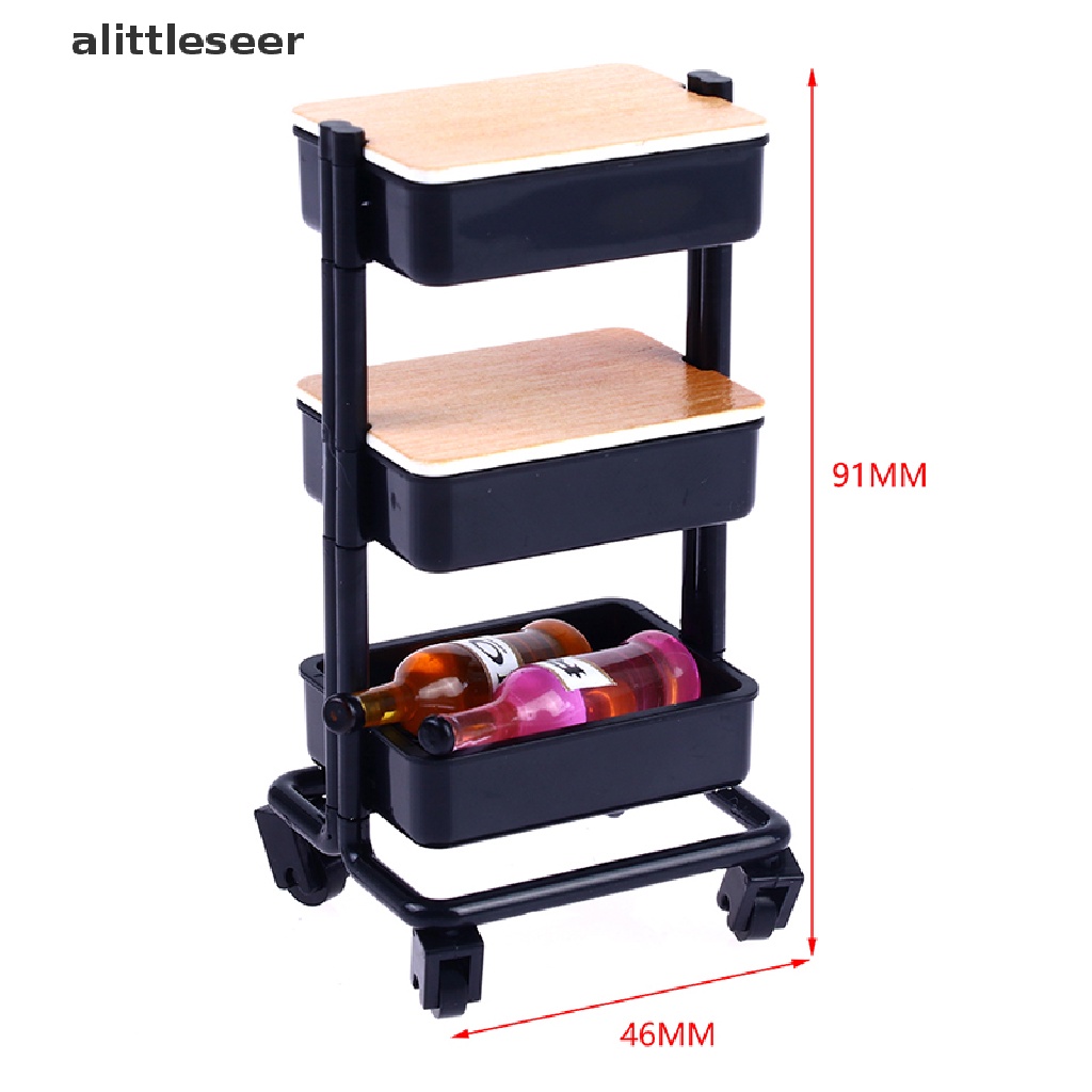 Xe Đẩy Em Bé Trang Trí Nội Thất Cho Nhà Búp Bê Tỉ Lệ 1: 12