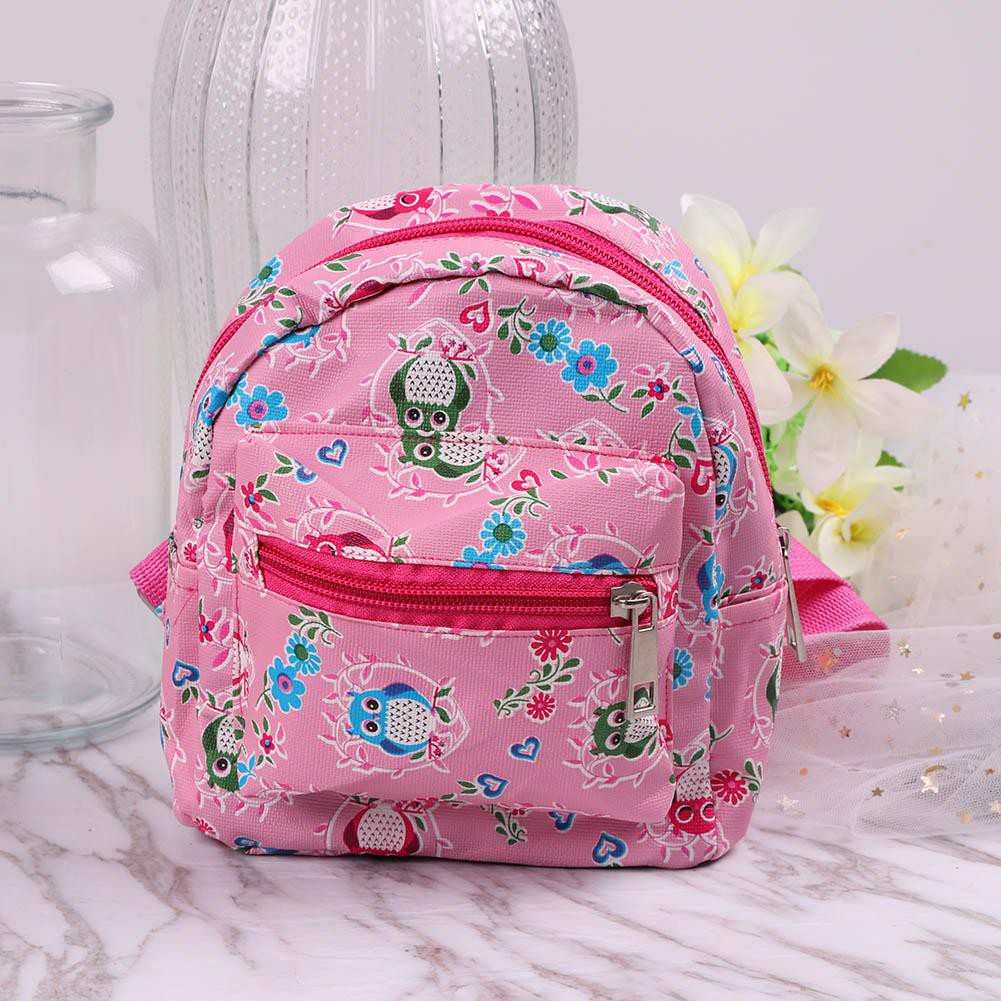 ♚Frendyest♚Fashion Children Girls Mini Backpack 3D Colorful Floral Print School Bags