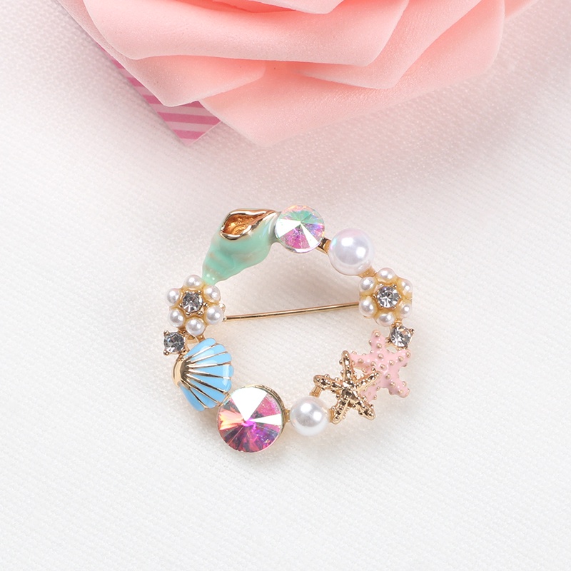 Ghim Cài Áo Hình Cây Táo Đính Đá Sang Trọng Cho Nữ