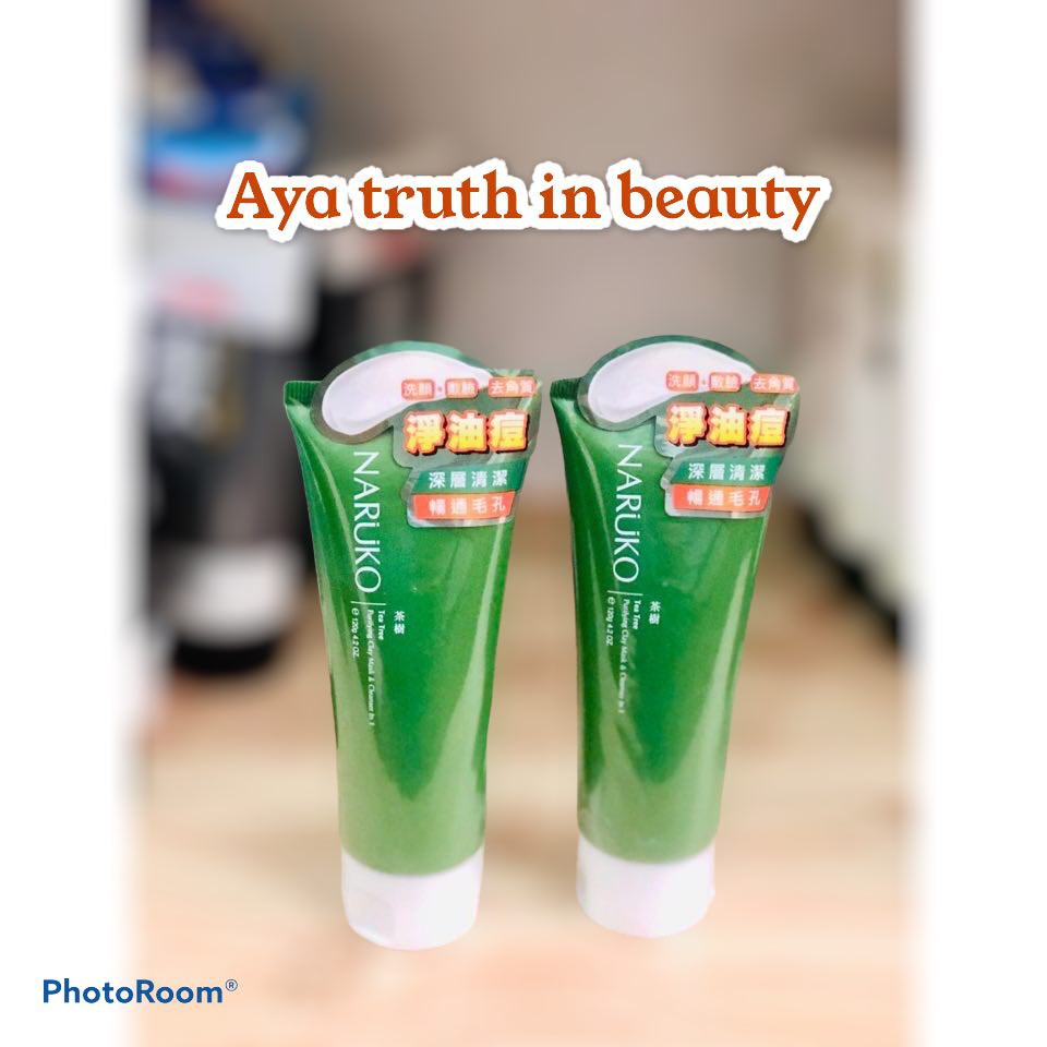 Sữa Rửa Mặt Naruko Tràm Trà TEA TREE PURIFLYING CLAY MASK AND CLEANSER IN 1 Bản Đài