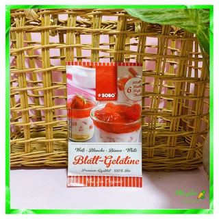 Gelatine hữu cơ dạng lá Sobo 10g