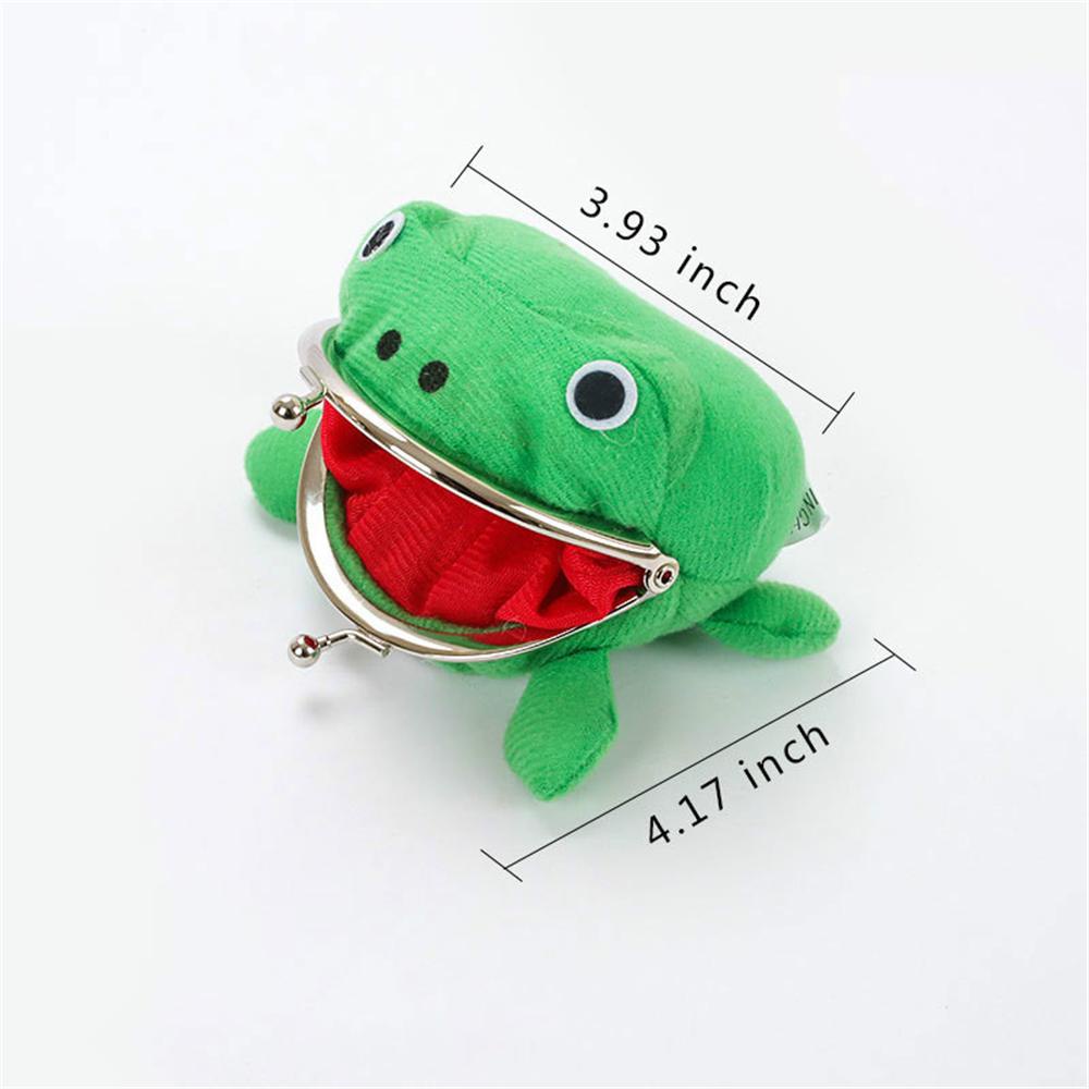 UUMIR Ví Đựng Tiền Xu Mini Bằng Vải Bông Hình Ếch Hoạt Hình Manga