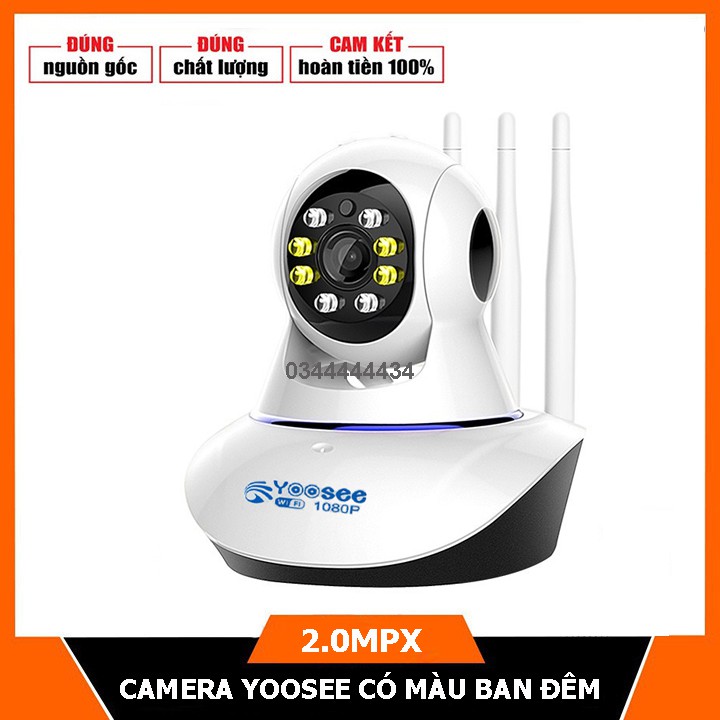 [Mã 267ELSALE hoàn 7% đơn 300K] Camera Yoosee 3 Anten FULL HD 1080P