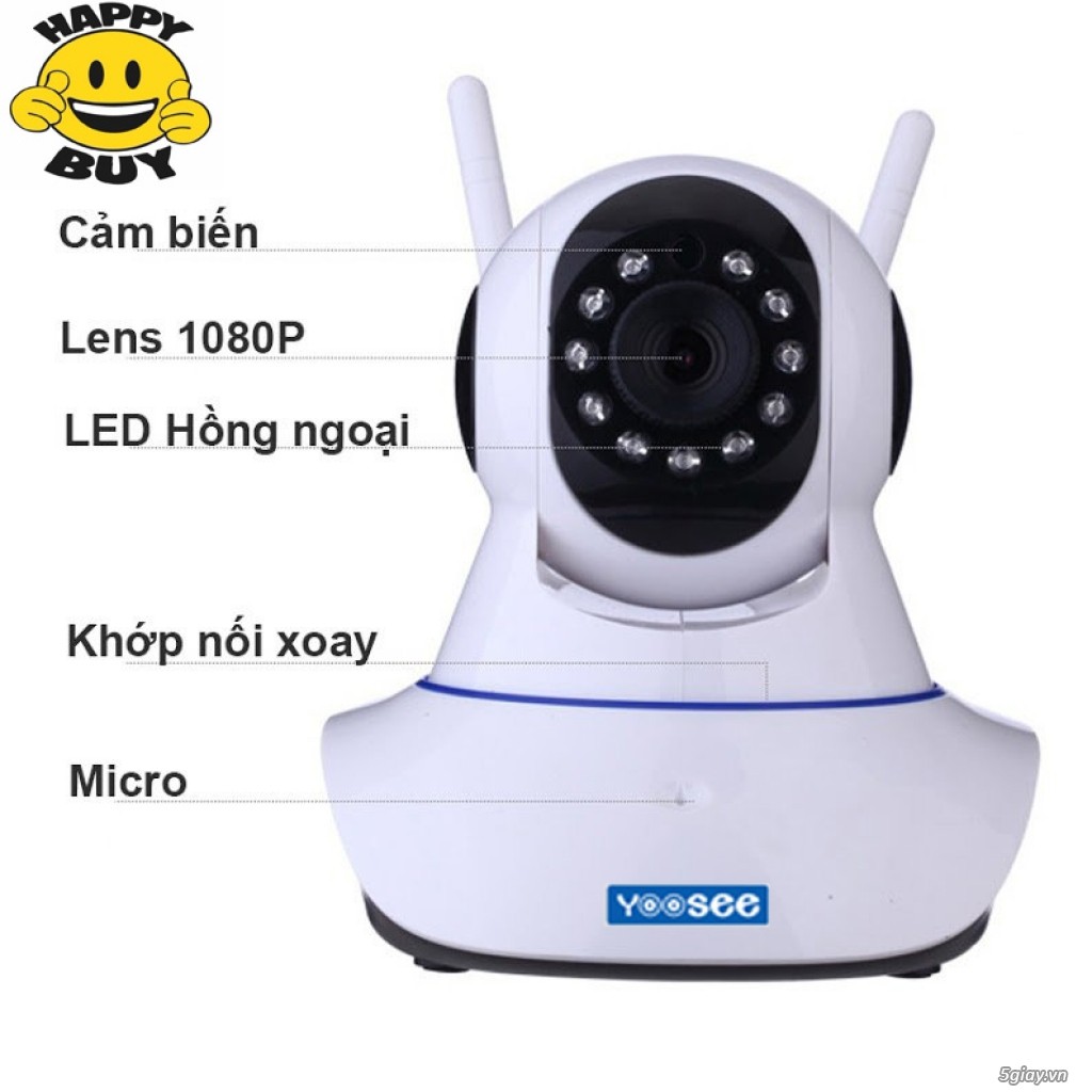 Camera giám sát Yoosee 2 râu 2.0MP phân giải 1080p NXG | BigBuy360 - bigbuy360.vn