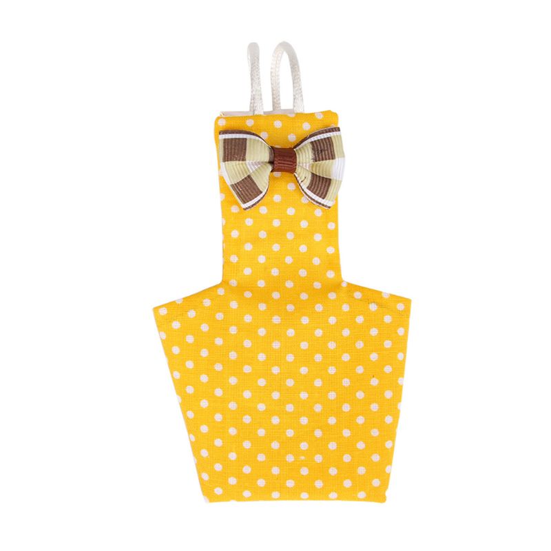 Tã Lót Thắt Nơ Họa Tiết Chấm Bi Có Thể Giặt Sạch Tái Sử Dụng Cho Vẹt