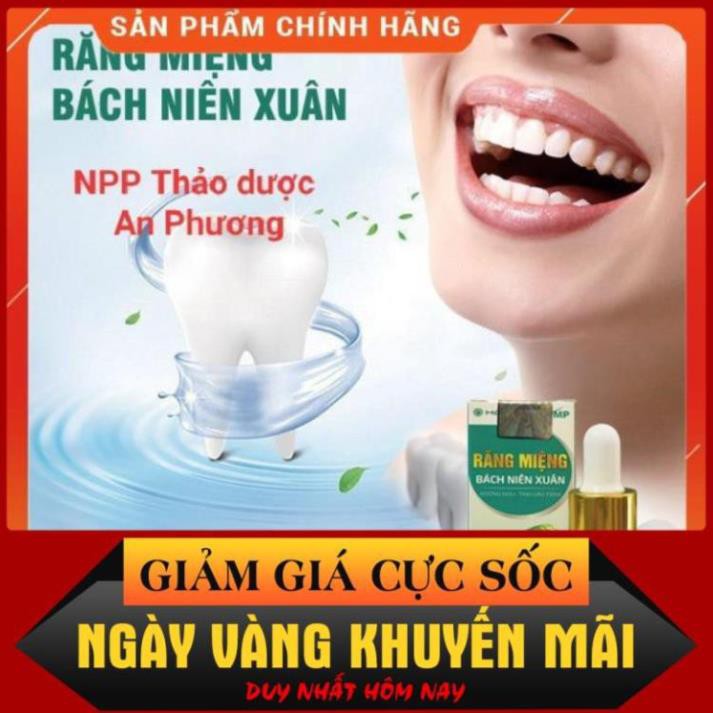 [ cực hiệu quả]Răng miệng Bách Niên Xuân giúp giảm hôi miệng, sạch lưỡi, hết sâu răng