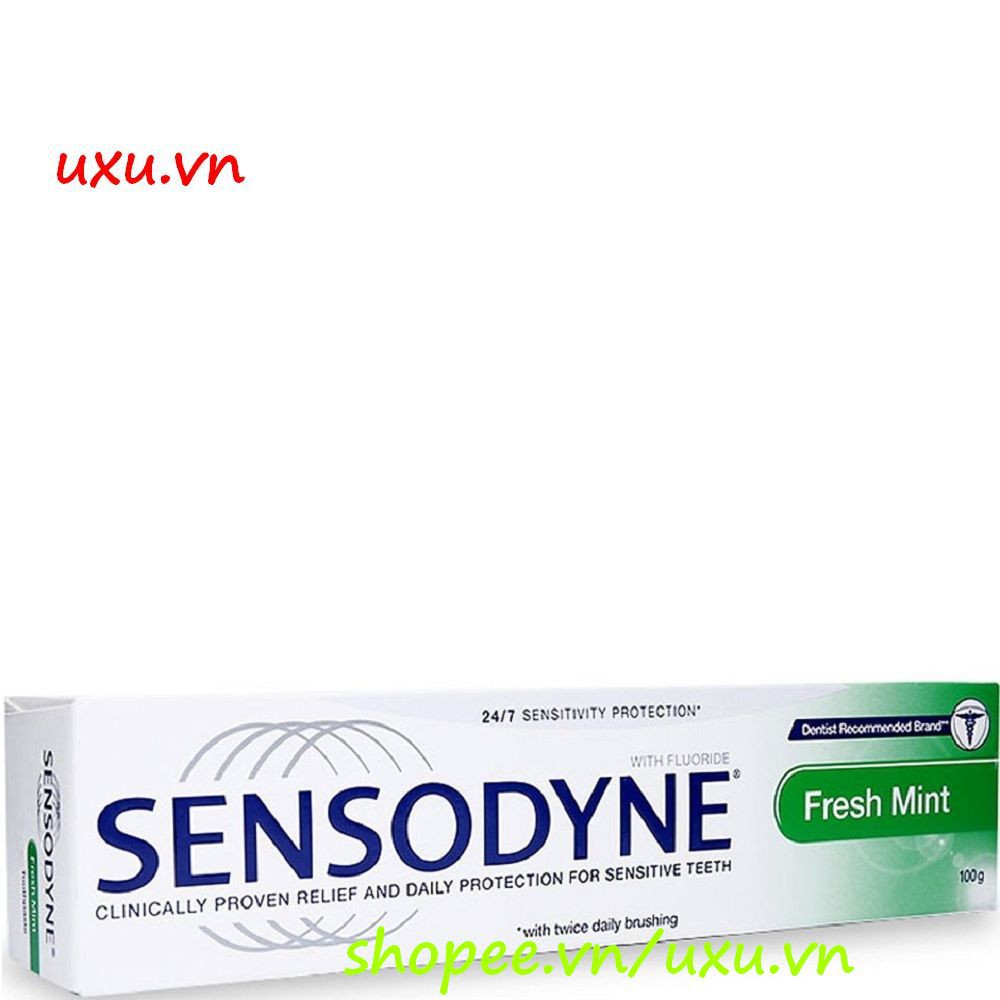 Kem Đánh Răng 100G Sensodyne Fresh Mint Giảm Ê Buốt Suốt 24 Giờ, Với uxu.vn Tất Cả Là Chính Hãng.