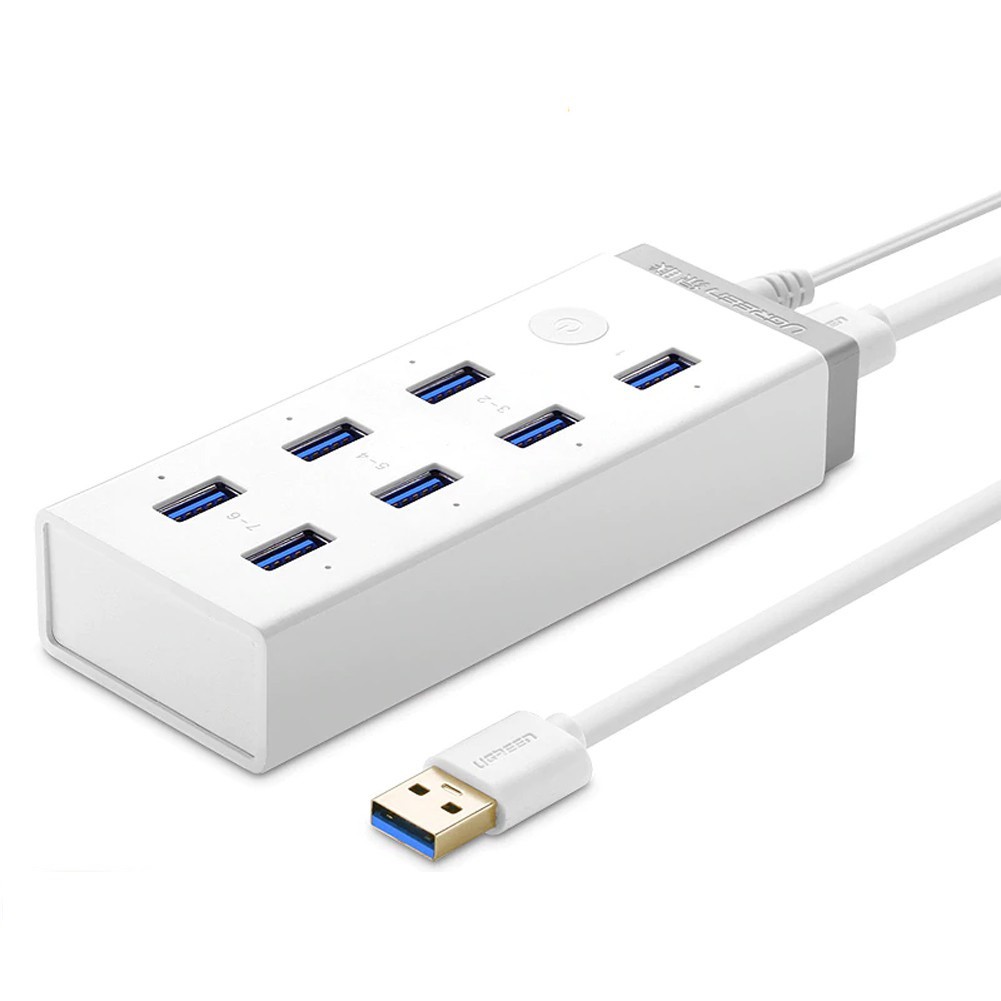 Hub đa năng USB 3.0 kiêm sạc điện thoại, máy tính bảng 7 cổng Ugreen 20296