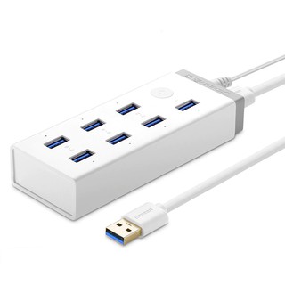 Hub đa năng usb 3.0 kiêm sạc điện thoại, máy tính bảng 7 cổng ugreen 20296