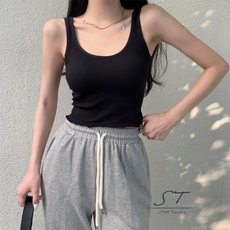 Áo croptop hai dây màu sắc thời trang cho nữ