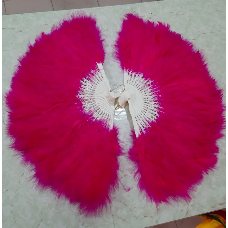 Quạt lông xù-Đồ Hầu Đồng-Trang phuc-Phụ kiện Hầu Đồng