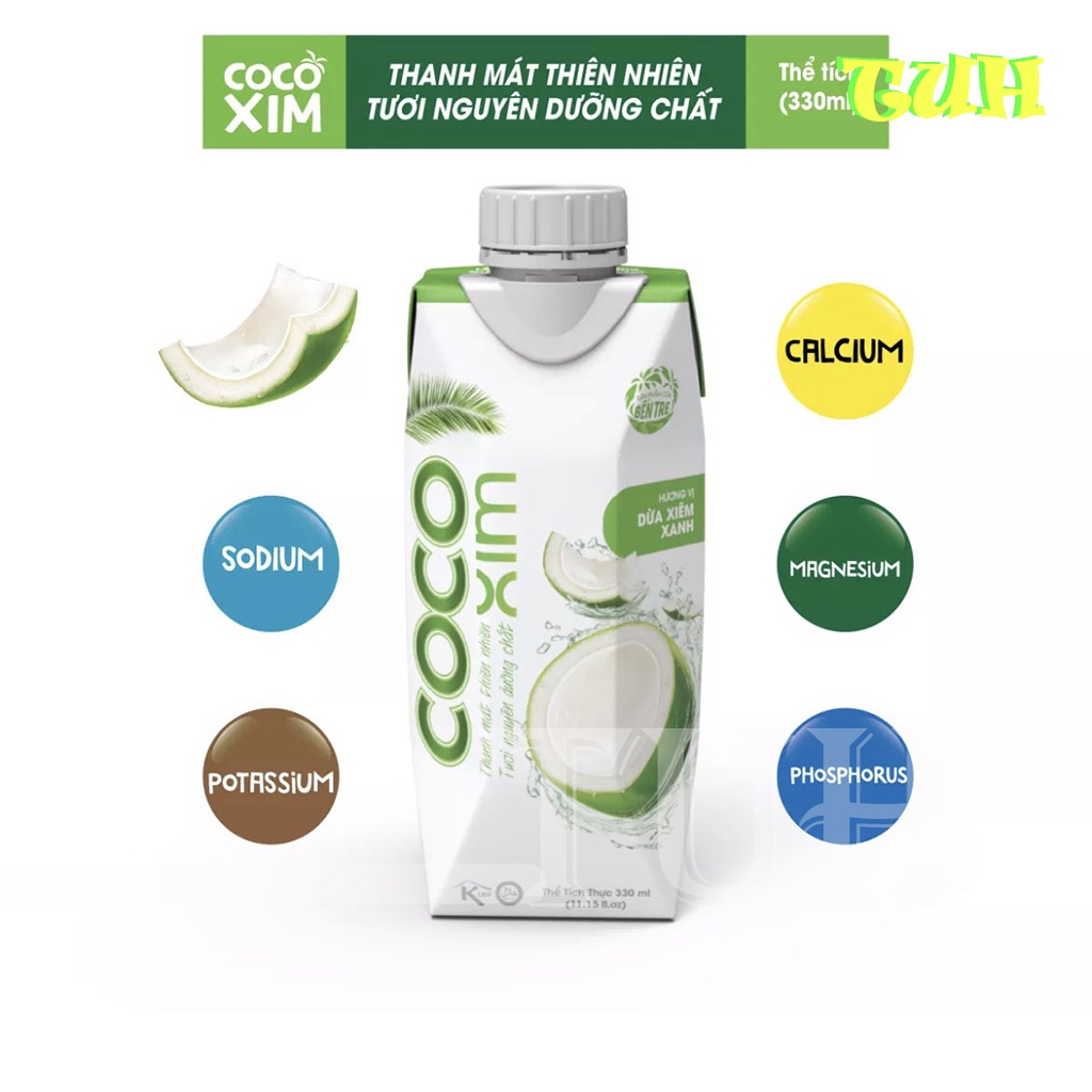 Nước Dừa Đóng Hộp Cocoxim Xiêm Xanh-TUH