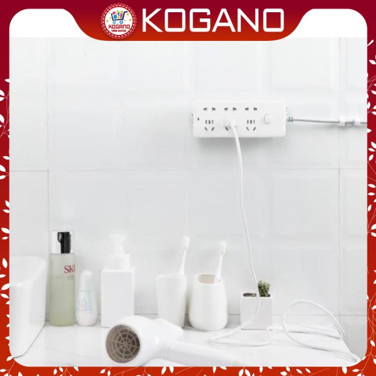 Miếng dán tường KOGANO treo bộ phát wifi, ổ điện, hộp đựng giấy ăn, điều khiển đa năng tiện dụng HG-001182