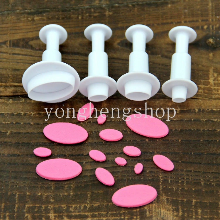 1 Bộ Khuôn Cắt Tạo Hình Trang Trí Bánh Hình Hoa Lá DIY