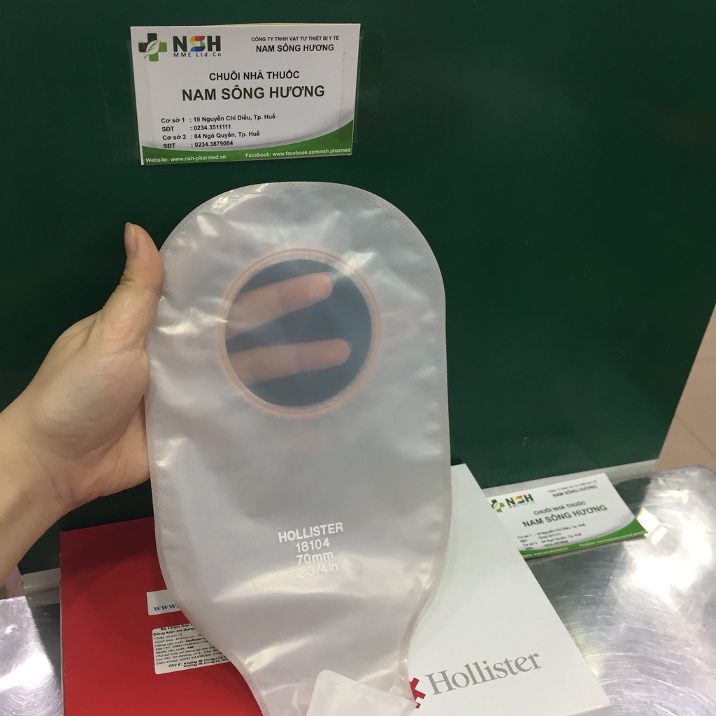 ❤Túi hậu môn nhân tạo hai mảnh HOLLISTER túi chứa phân hậu môn nhân tạo hai mảnh HOLLISTER 18102 18103 18104