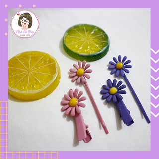 Set 2 kẹp tóc hình hoa cúc