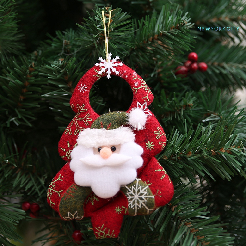 Búp Bê Ông Già Noel Mềm Mại Dễ Thương Treo Trang Trí Giáng Sinh