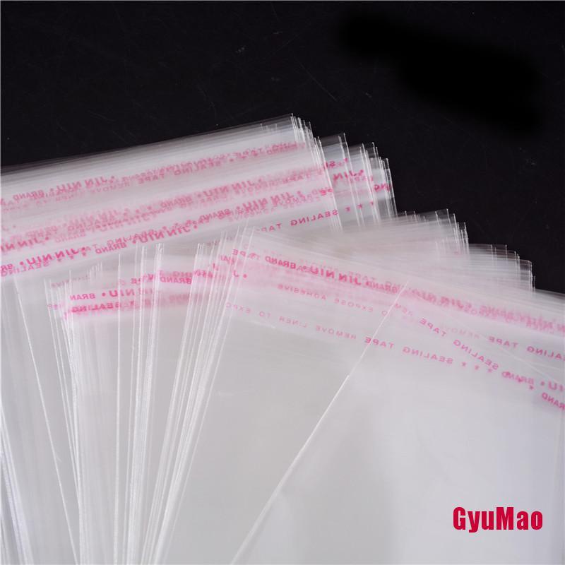 Set 100 Túi OPP Trong Suốt Tự Dính Dùng Đựng Trang Sức Tại Nhà
