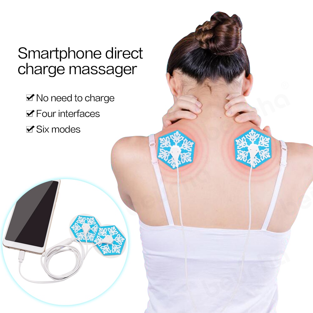 [Hàng mới về] Máy massage điện cực toàn thân mini bấm huyệt kích thích cơ bắp