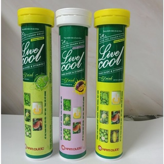 Viên sủi thanh nhiệt Live Cool LiveCool tuýp 16 viên