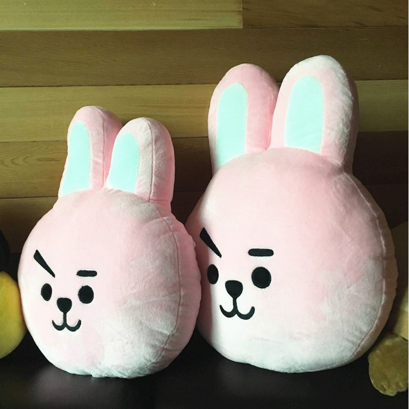 Gối Nhồi Bông Kiểu Dáng Xinh Xắn Dễ Thương BTS BT21 TATA CHIMMY COOKY KOYA