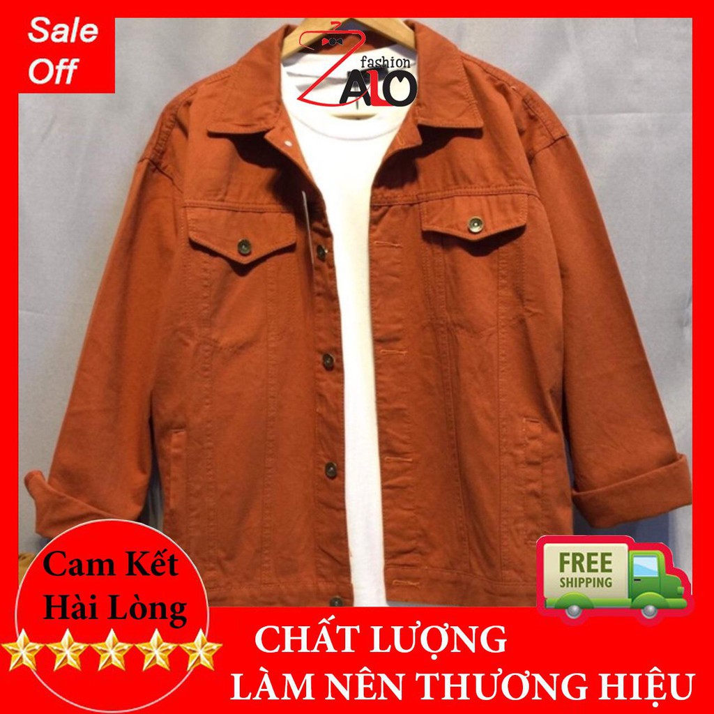 ⚡️Mẫu Hot⚡️ Áo Khoác Nam Nữ JEAN KAKI Nhiều Màu Cực Chất Unisex KK011 - Mua Ngay