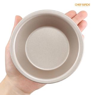 Khuôn Nướng Bánh Mì Chefmade Đạt Tiêu Chuẩn Fda Thiết Kế Hình Tròn 4 Inch WK9024