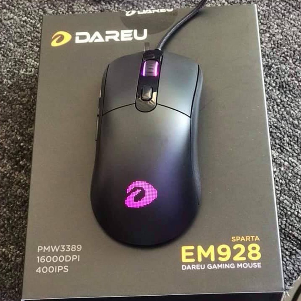 Chuột Gaming, chơi game Có dây DAREU EM928 - BLACK