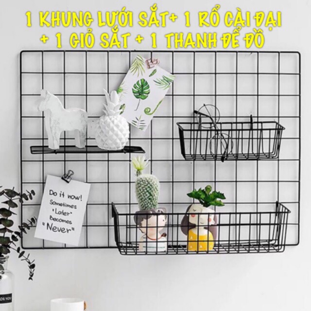 KHUNG LƯỚI SẮT TRANG TRÍ. BÁN THEO COMBO
