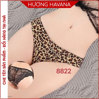 Quần lót nữ da beo ren mông thoáng mát FLQ58