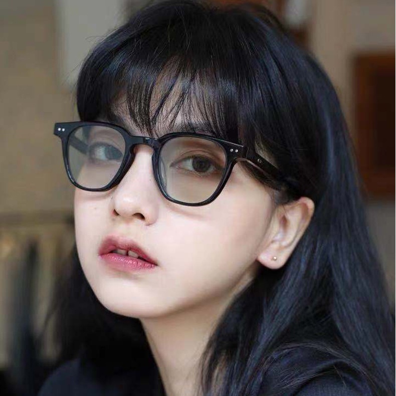 Gọng kính vuông  thời trang nam nữ giả cận thời trang