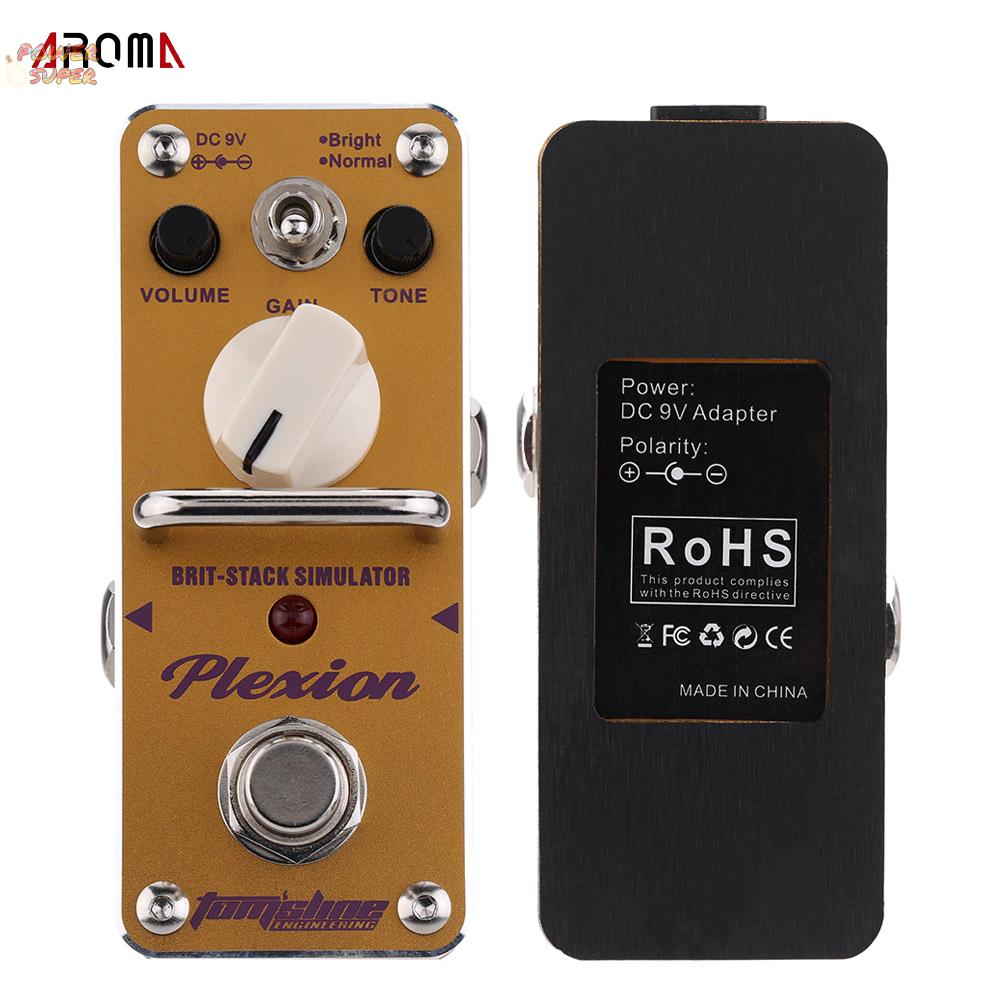AROMA APN-3 Plexion Brit-stack Simulator Electric Guitar Effect Pedal Mini Single Effect with True Bypass