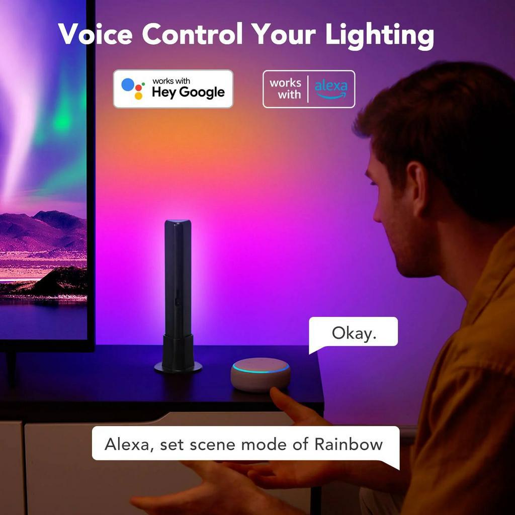Đèn led tivi Govee Flow Plus Light Bars H6056 | Đèn trang trí TV thông minh | Thiết kế sang trọng | Tính năng hiện đại