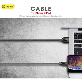 Cáp iPhone TITAN  CL31  dây dù 1m