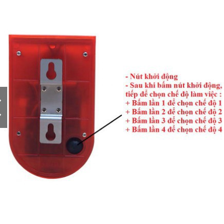 [Sẵn hàng giao ngay] Còi chống trộm SOLAR, còi hú, chuông báo chống trộm hồng ngoại dùng năng lượng mặt trời, BH 6 tháng