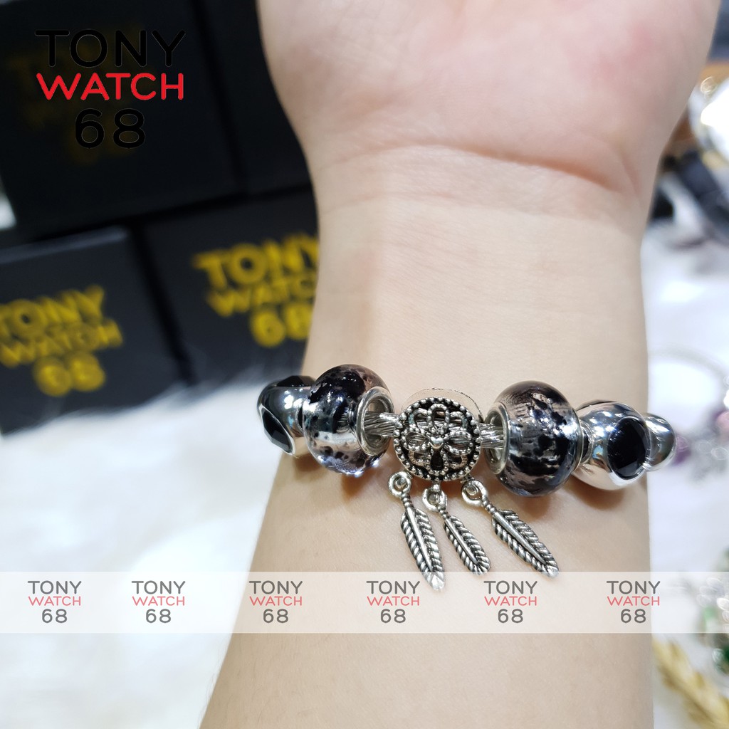 Vòng tay charm mạ bạc 925