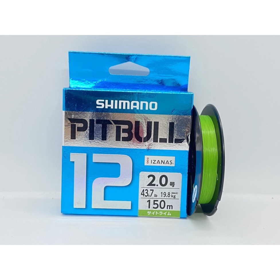 Dù Câu Cá Shimano PITBULL X12 150M Dây Câu Cá PE Dây Dù Câu Cá Cao Cấp Siêu Chịu Tải Đồ Câu Việt Bắc