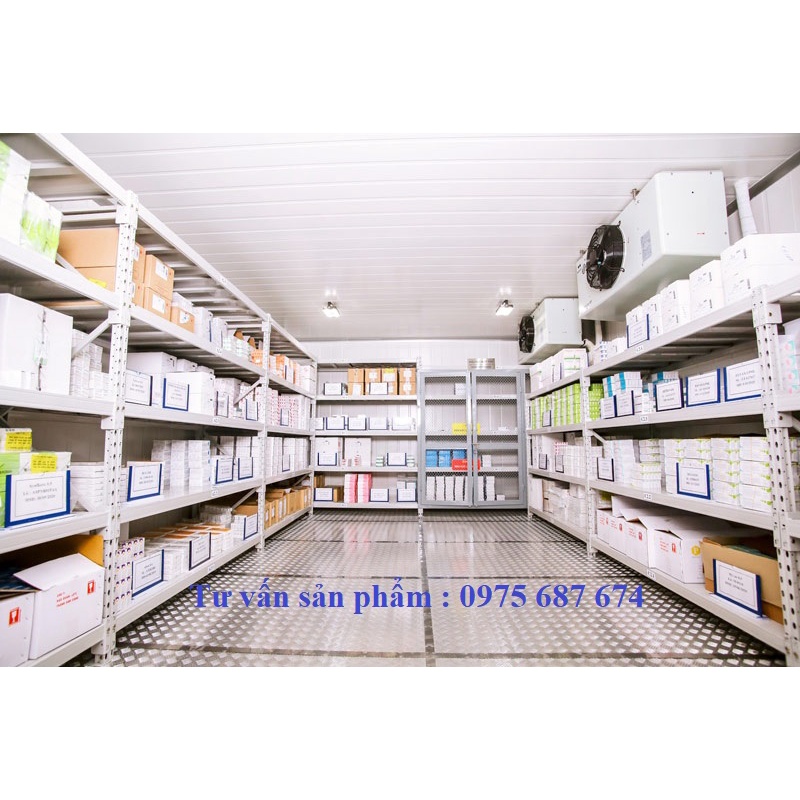 Kệ kho để và bảo quản vắc xin phục vụ chiến dịch tiêm chủng vắc xin ngừa COVID-19 toàn quốc
