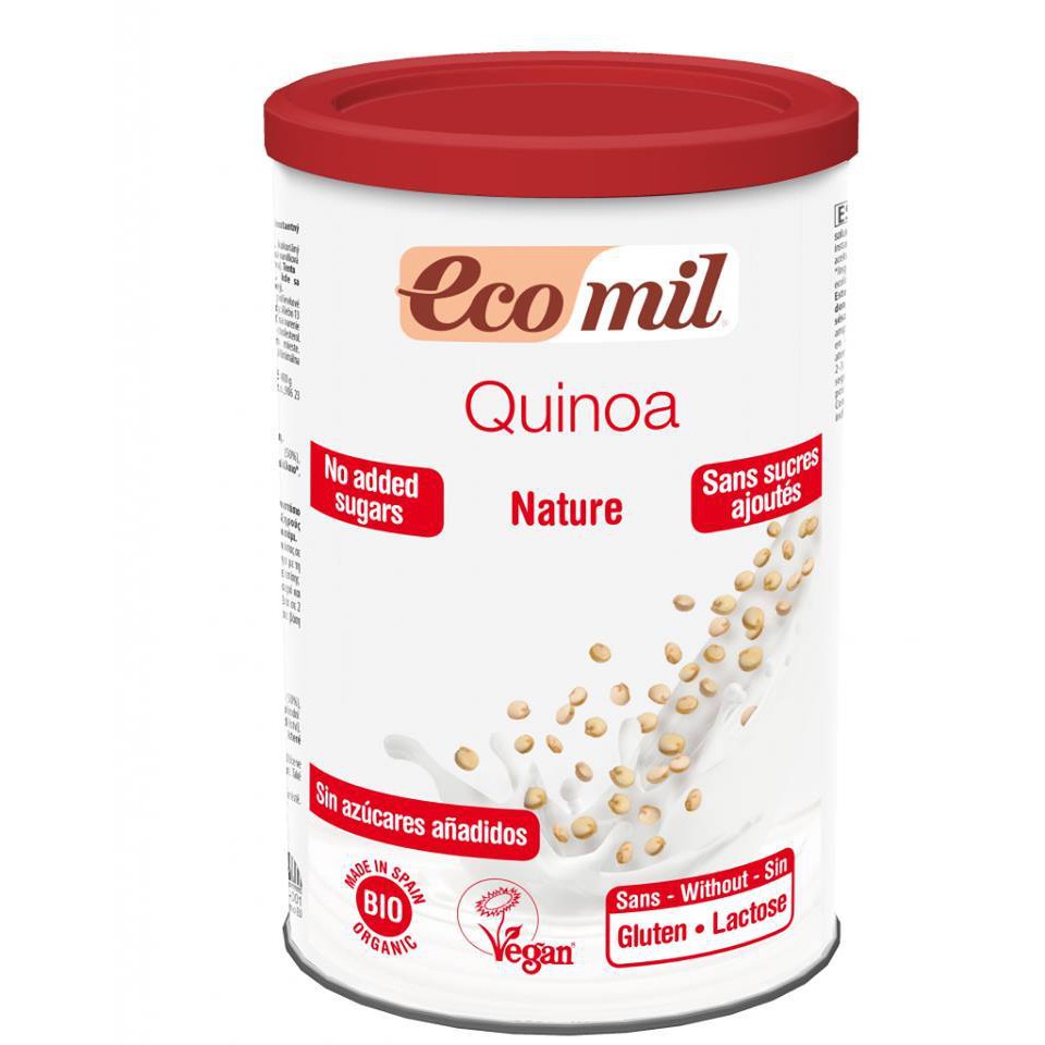Sữa bột diêm mạch hữu cơ không đường Ecomil 400g