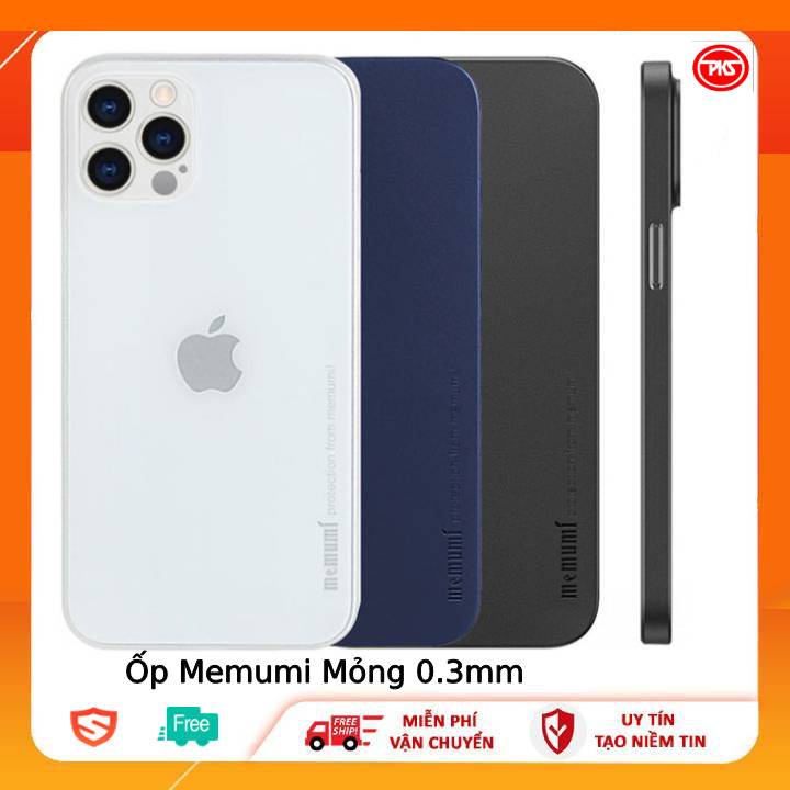 Ốp memumi siêu mỏng 0.3mm dành cho iphone