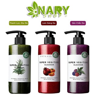 Sữa rửa mặt rau củ thải độc Wonder Bath Super Vegitoks Cleanser
