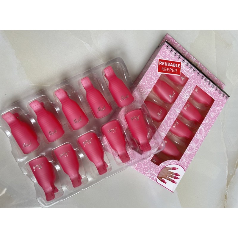 Bộ Kẹp Ủ Phá Gel 10 Ngón